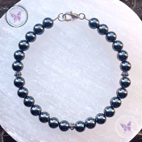 Hematite Bead Bracelet